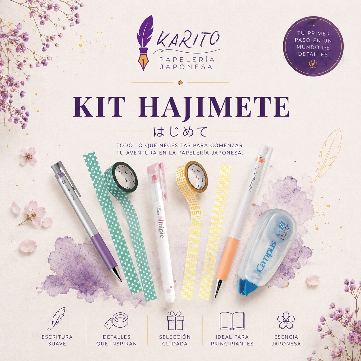 Kit Starter Journaling 'Hajimete' はじめて