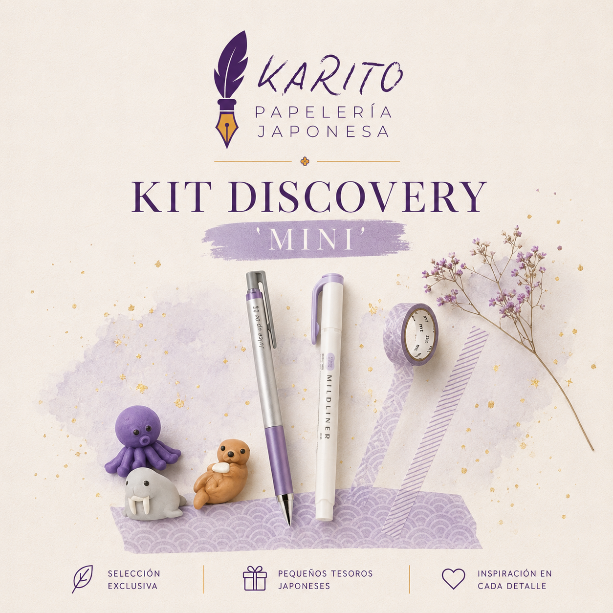 Kit Discovery "Mini" - Set Esencial de Papelería Japonesa