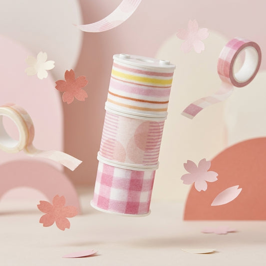 Set de 3 Cintas Washi Kokuyo Bobbin