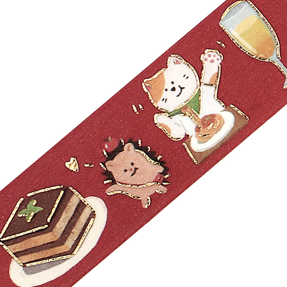 Washi Tape BGM "World Cafe Journey" - Edición Viajes y Café