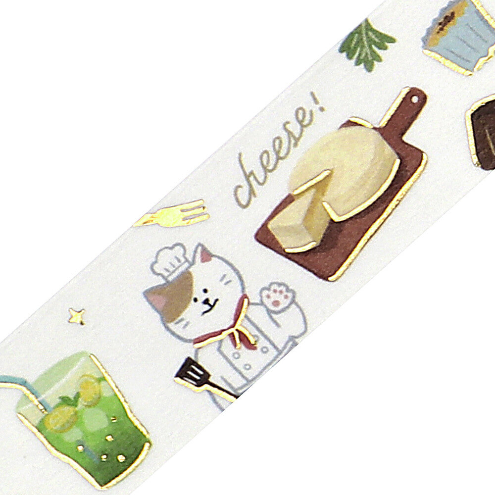 Washi Tape BGM "World Cafe Journey" - Edición Viajes y Café