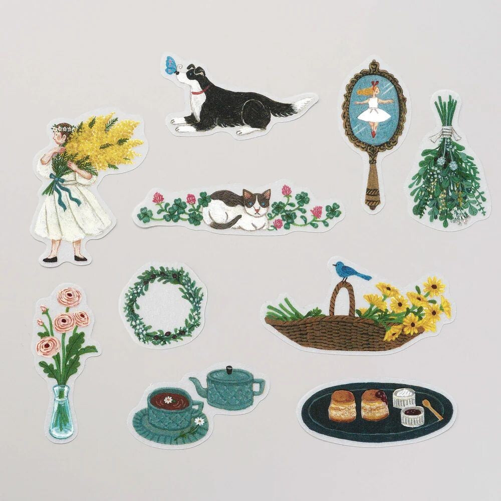 Stickers Washi King Jim Kitta Flake - Edición Classical (Clásico)