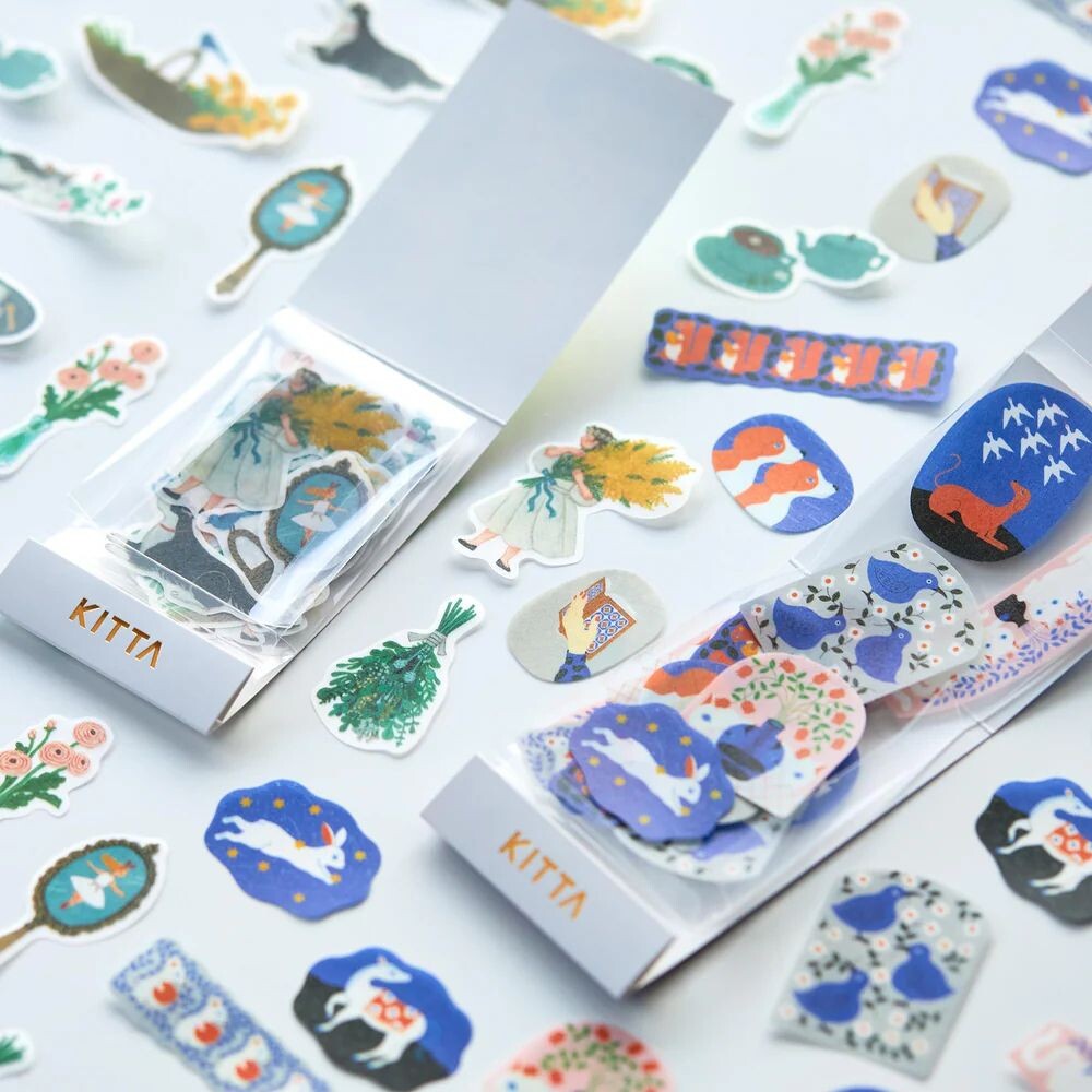 Stickers Washi King Jim Kitta Flake - Edición Classical (Clásico)