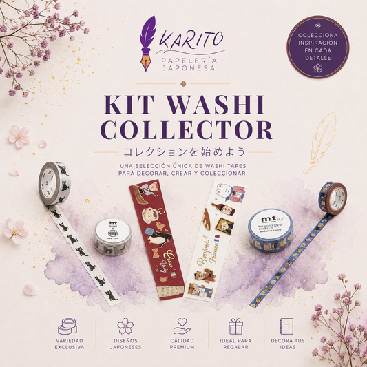 Kit Washi Collector "Tokio en tu bolsillo" - Set de 5 Cintas Exclusivas