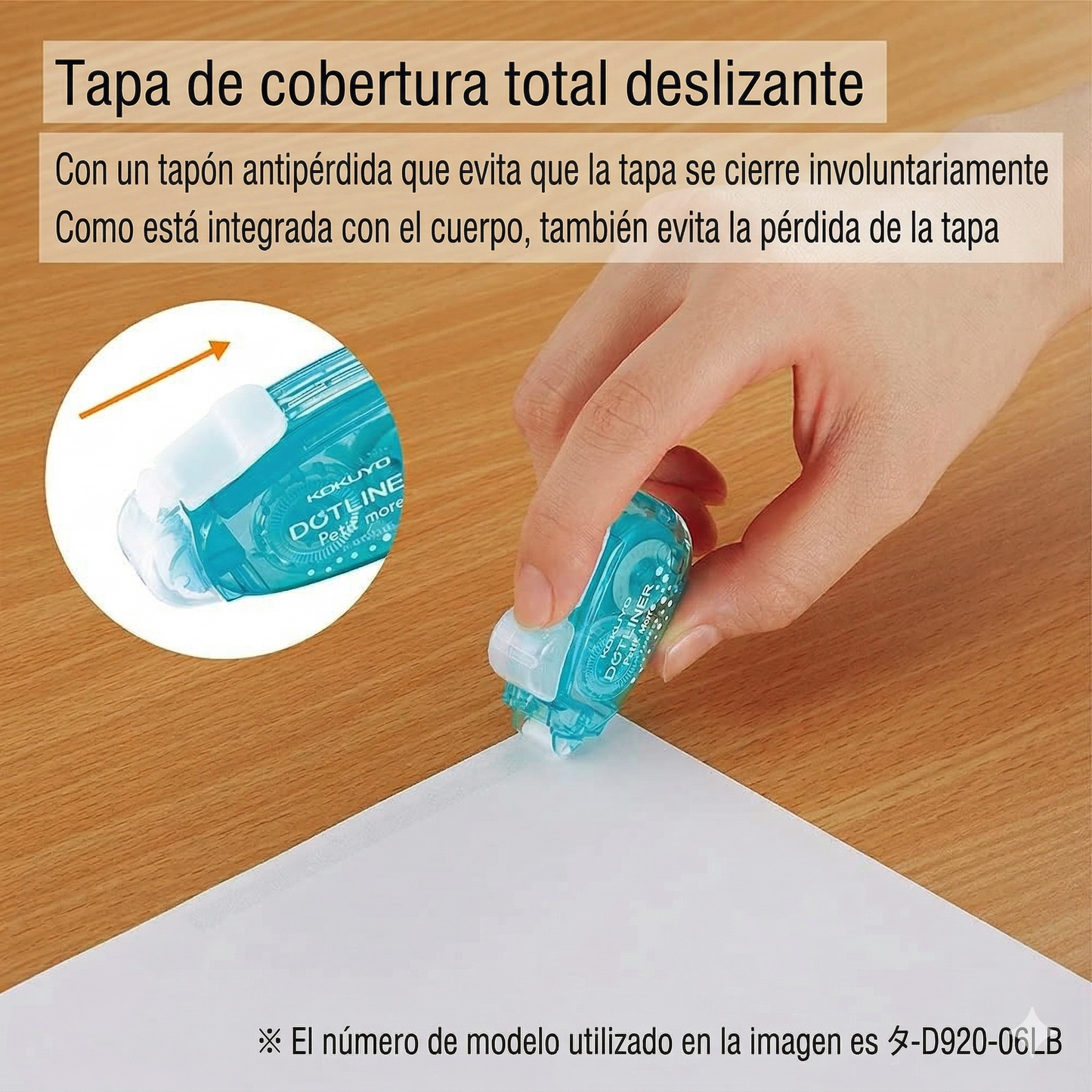 Pegamento en Cinta Kokuyo Dot Liner Petit More - Pack de 3 Unidades