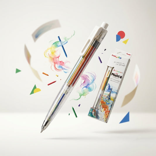 Portaminas Multifunción Pentel Art Multi 8 - Set de 8 Colores en 1
