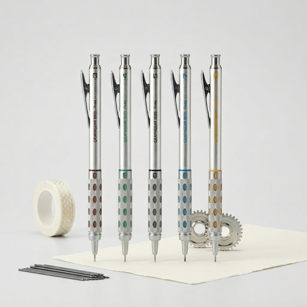 Portaminas Profesional Pentel GraphGear 1000 - Cuerpo Metálico
