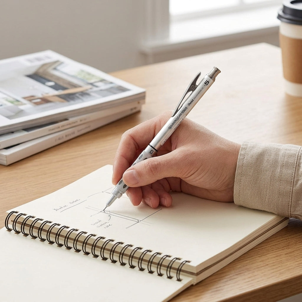 Portaminas Profesional Pentel GraphGear 1000 - Cuerpo Metálico