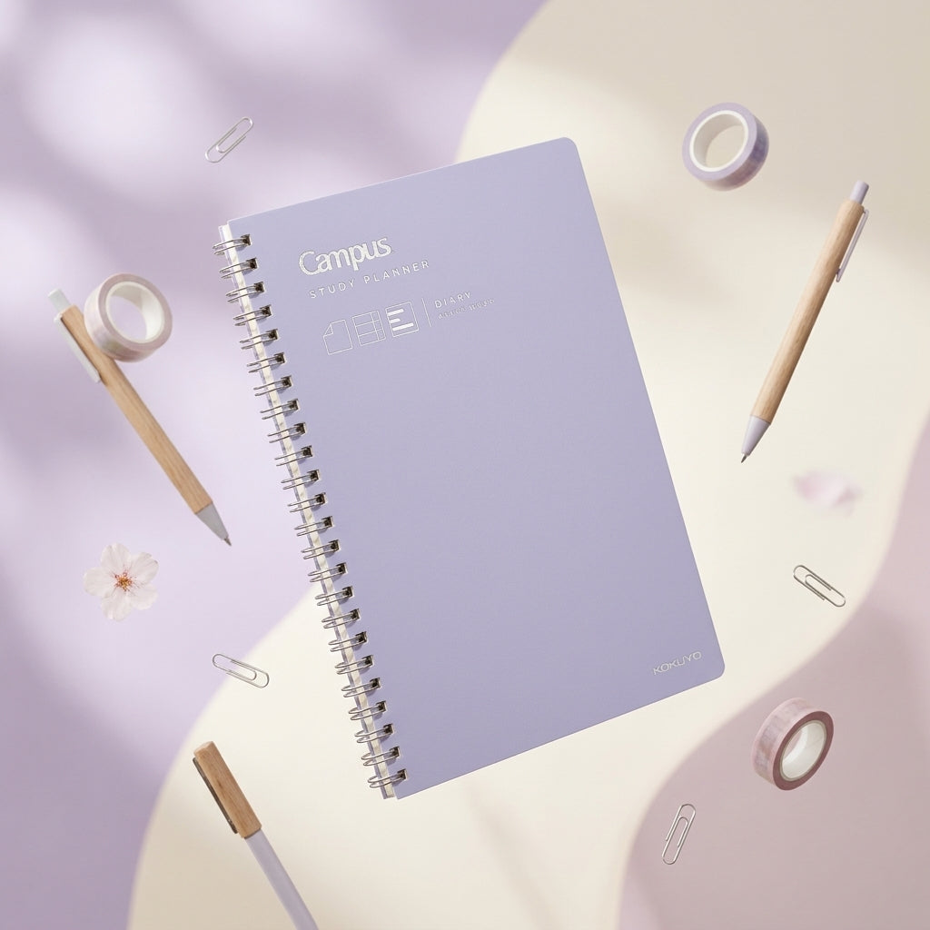 Planner de Estudio Kokuyo Campus A5 - Color Púrpura (Purple)