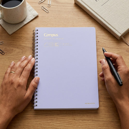 Planner de Estudio Kokuyo Campus A5 - Color Púrpura (Purple)