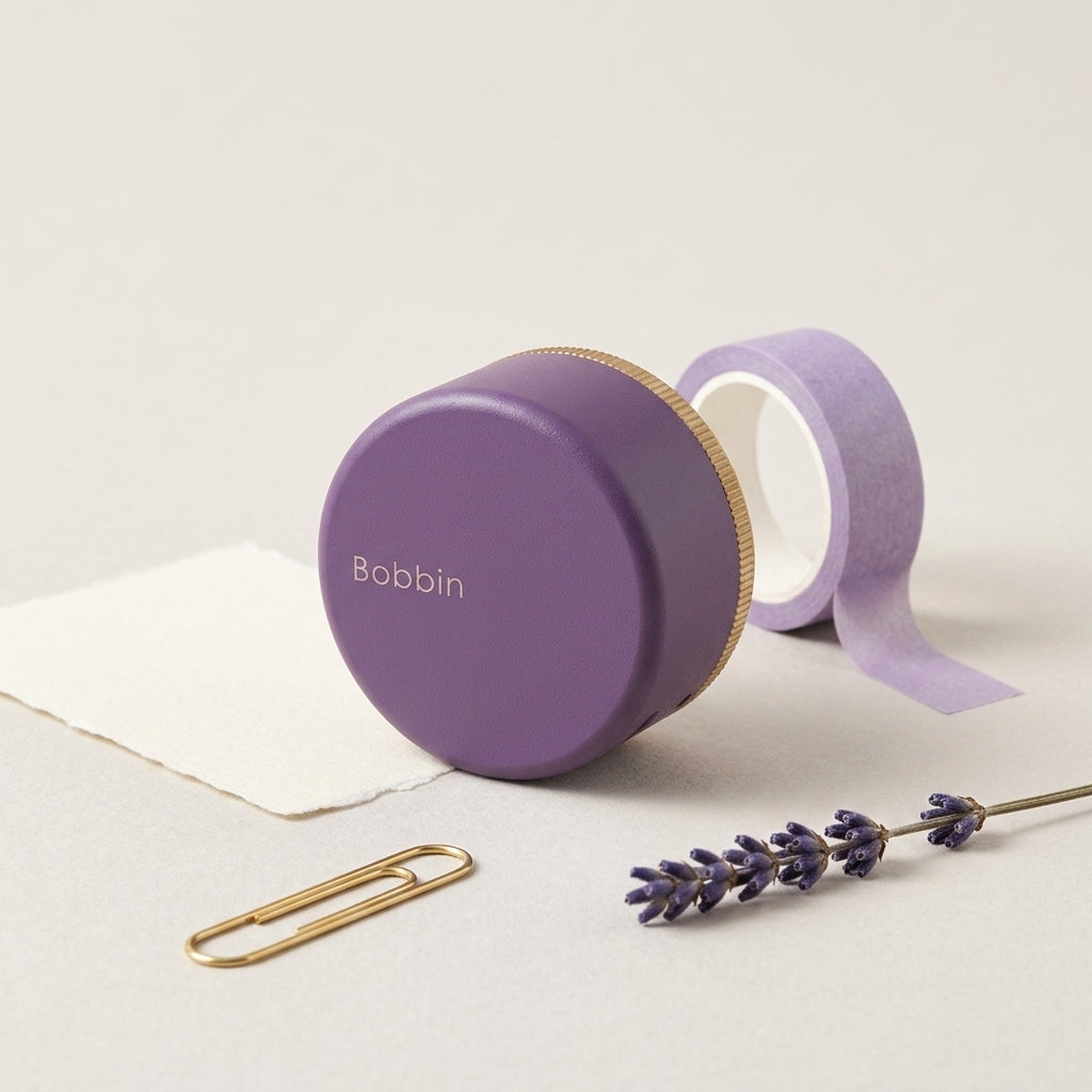 Estuche con Cortador de Cinta Washi Kokuyo Bobbin - Serie Especial