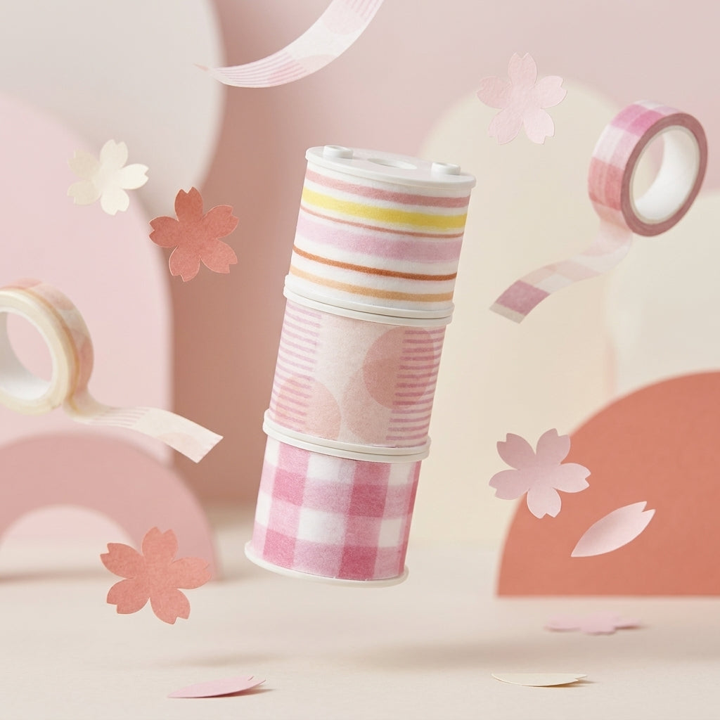 Set de 3 Cintas Washi Kokuyo Bobbin