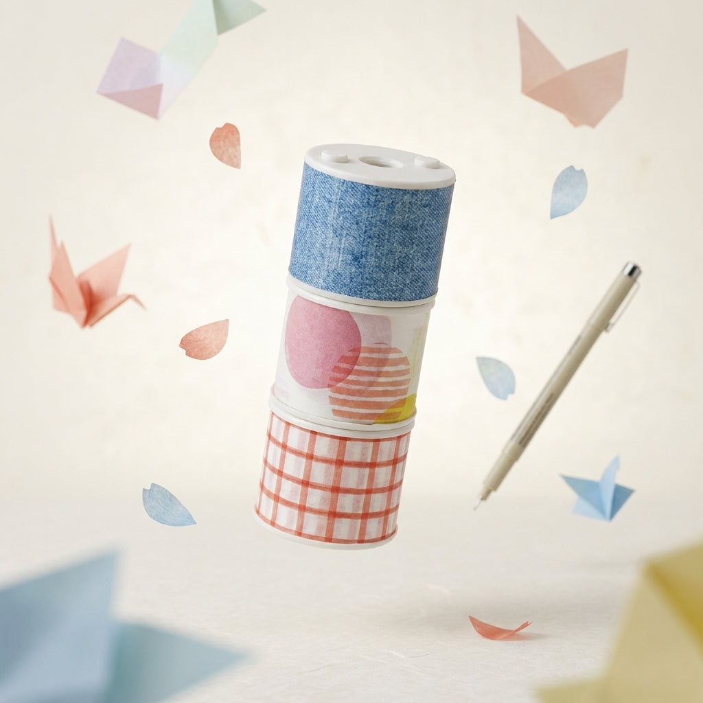 Set de 3 Cintas Washi Kokuyo Bobbin