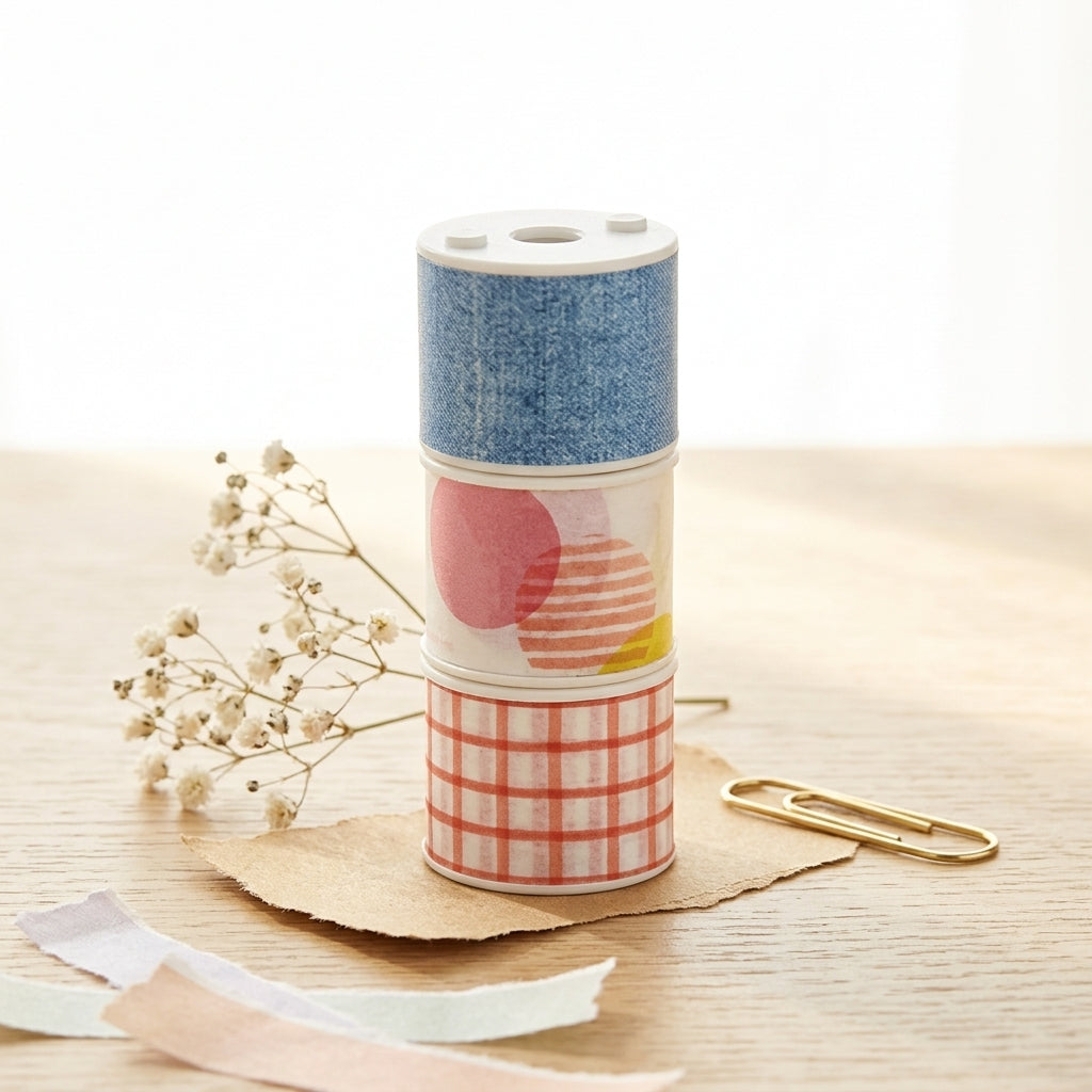 Set de 3 Cintas Washi Kokuyo Bobbin