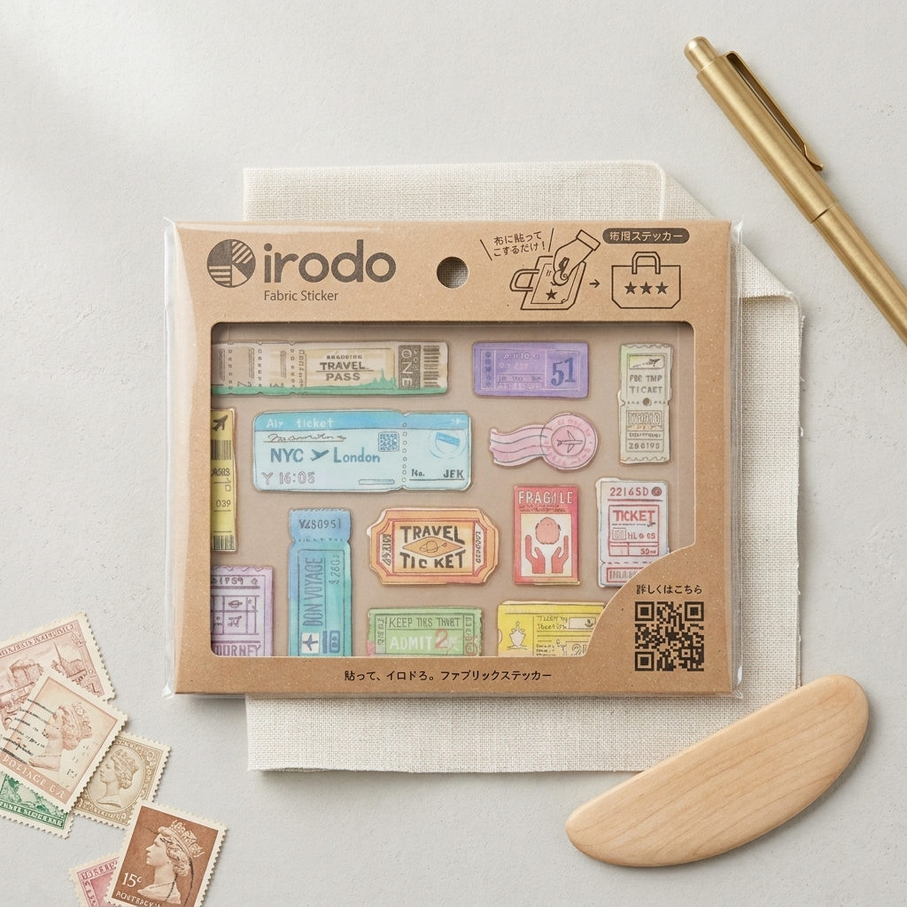 Stickers para tela irodo, transferencia sin plancha, hechos en Japón