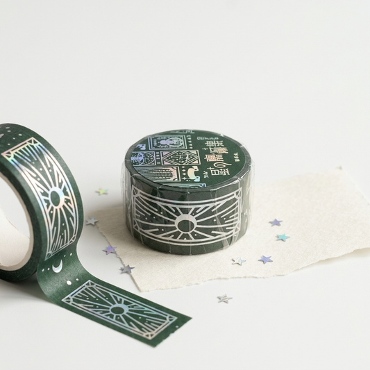 Los tres diseños del washi BGM Libro de Magia Estelar