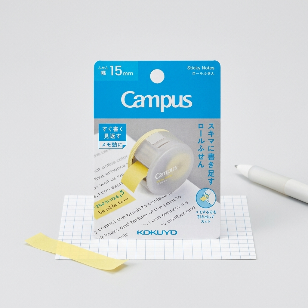 Rueda dispensadora del rollo de notas adhesivas Kokuyo Campus