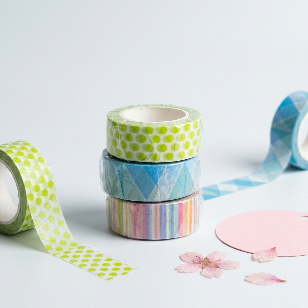 Washi Tape mt (Kamoi) - Diseños Pastel y Geométricos