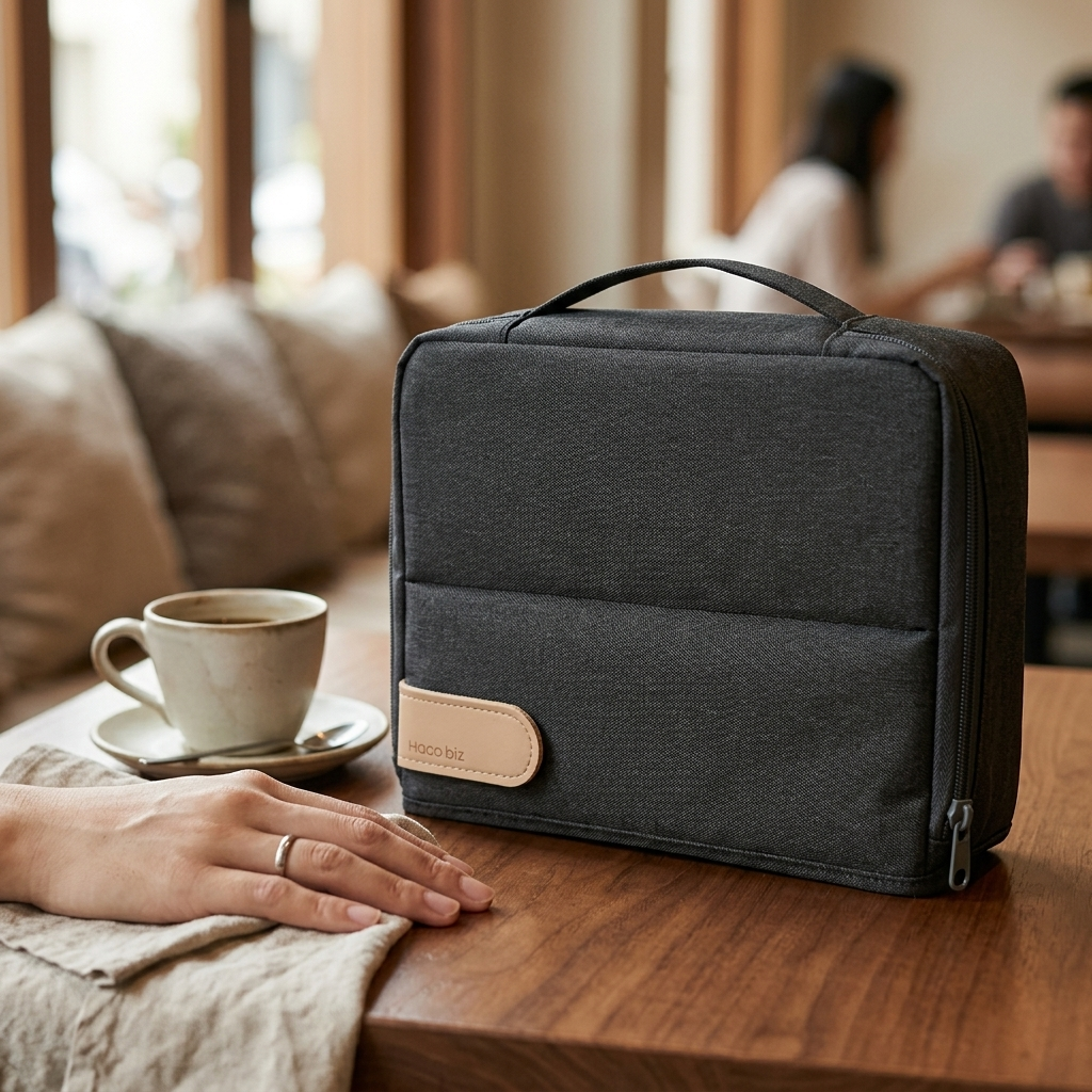 Soporte Organizador Kokuyo Haco・biz - Bolsa dentro de Bolsa, Negro