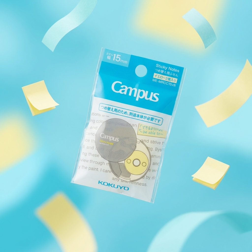Repuesto Rollo Kokuyo Campus - Notas Adhesivas 15mm de Recambio